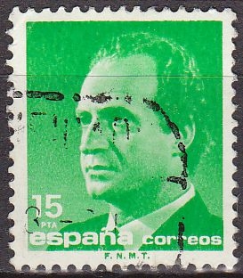 España 1989 3004 Sello º Rey D. Juan Carlos I Timbre Espagne Spain Spagna Espana Espanha Spanje Spanien Spanie Stamps Briefmarke Francobolli Timbre Postal Postzegel Selo Postal 15p Michel 2891